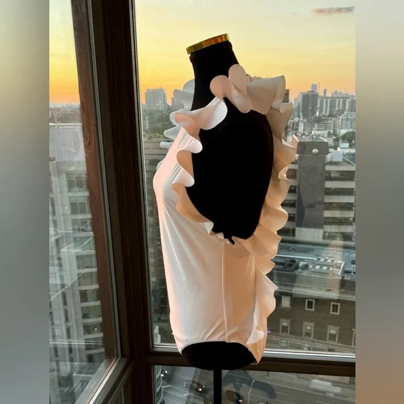 Zimmermann White Ruffled One Piece Swimsuit - Picture 5 of 16